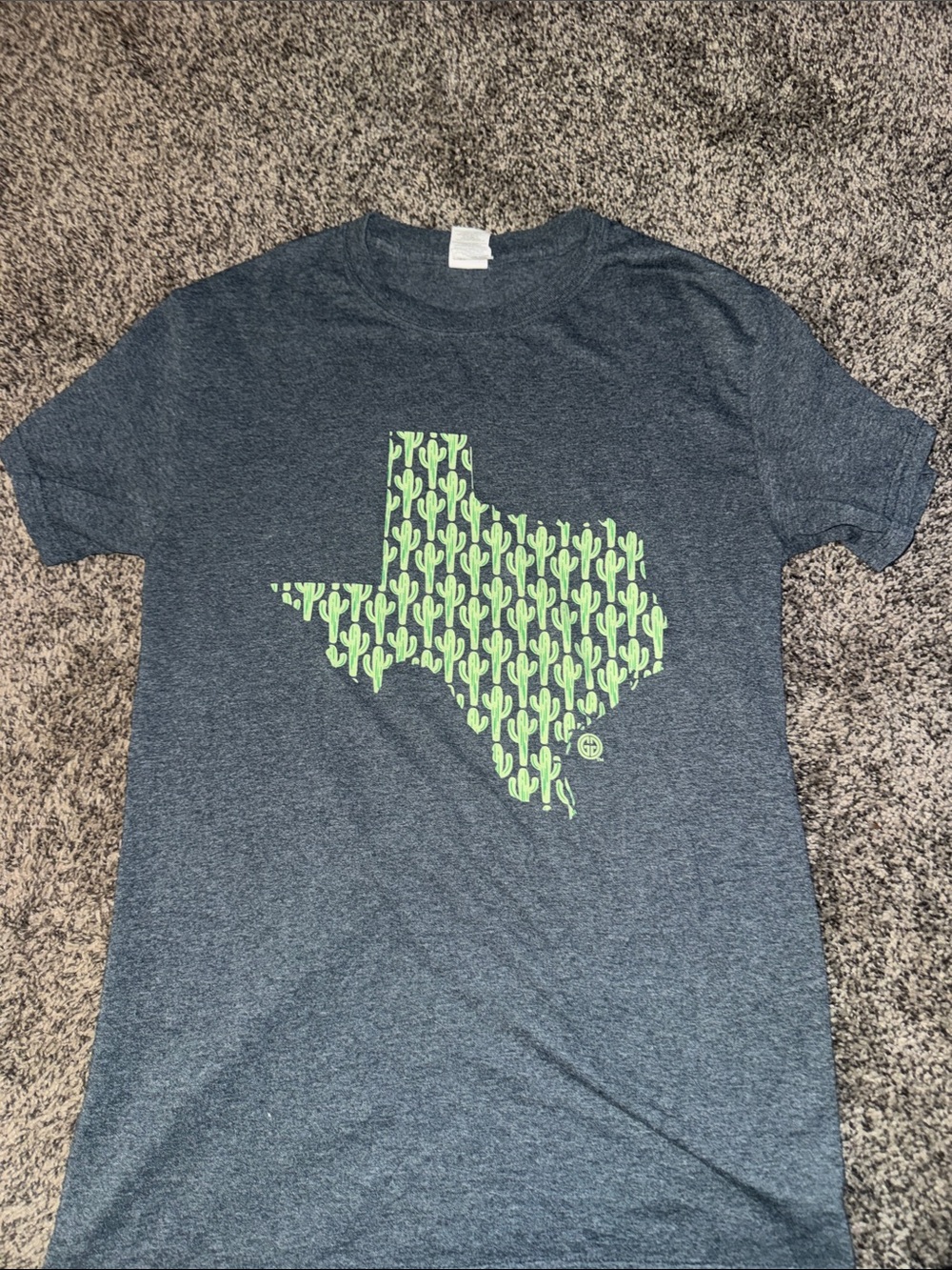 Women’s Heather Grey Texas Cactus Graphic Tee